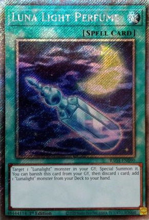 Luna Light Perfume  [RA04-EN090] Platinum Secret Rare 1st Edition