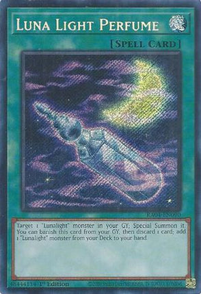 Luna Light Perfume  [RA04-EN090] Secret Rare 1st Edition