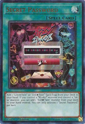 Secret Password  [RA04-EN095] Ultra Rare 1st Edition