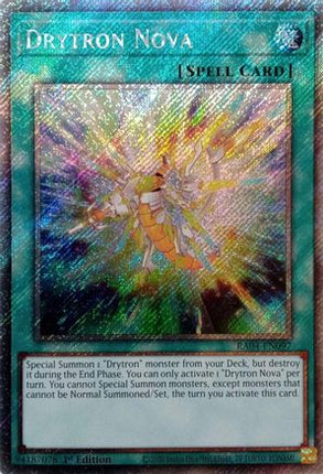 Drytron Nova  [RA04-EN097] Platinum Secret Rare 1st Edition
