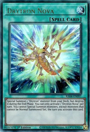Drytron Nova  [RA04-EN097] Prismatic Ultimate Rare 1st Edition