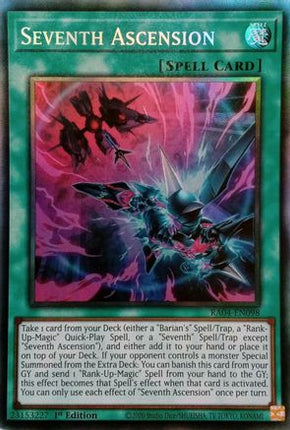 Seventh Ascension  [RA04-EN098] Collector's Rare 1st Edition