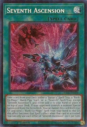 Seventh Ascension  [RA04-EN098] Secret Rare 1st Edition