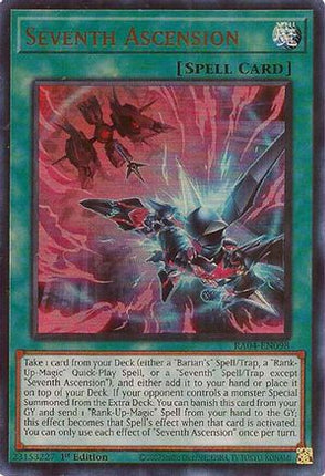Seventh Ascension  [RA04-EN098] Ultra Rare 1st Edition