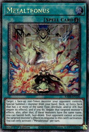 Metaltronus  [RA04-EN100] Quarter Century Secret Rare 1st Edition
