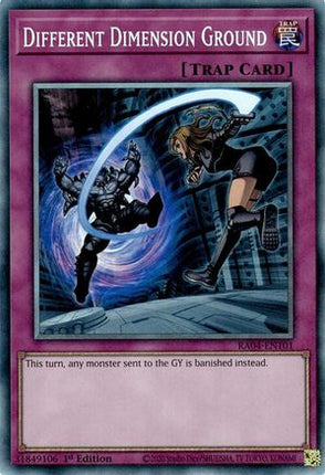 Different Dimension Ground  [RA04-EN101] Collector's Rare 1st Edition