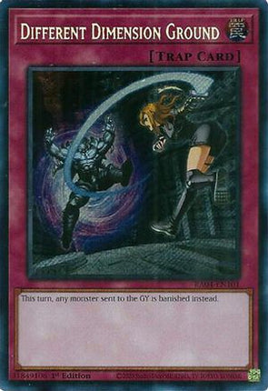 Different Dimension Ground  [RA04-EN101] Secret Rare 1st Edition