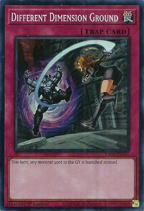 Different Dimension Ground [RA04-EN101] Super Rare 1st Edition
