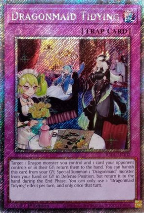 Dragonmaid Tidying  [RA04-EN102] Platinum Secret Rare 1st Edition