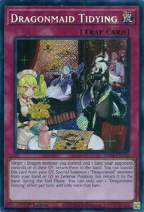 Dragonmaid Tidying  [RA04-EN102] Secret Rare 1st Edition