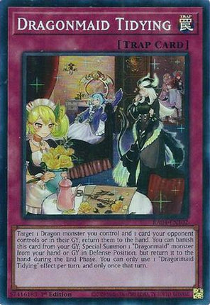 Dragonmaid Tidying [RA04-EN102] Super Rare 1st Edition