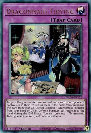 Dragonmaid Tidying  [RA04-EN102] Ultimate Rare 1st Edition