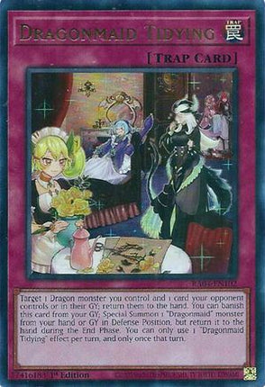 Dragonmaid Tidying  [RA04-EN102] Ultra Rare 1st Edition
