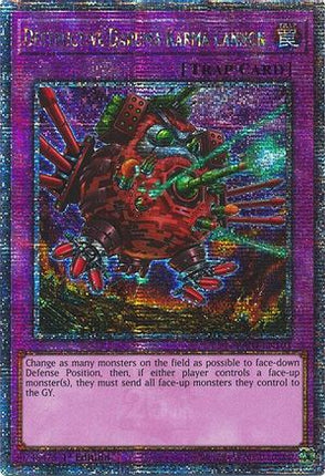 Destructive Daruma Karma Cannon  [RA04-EN103] Quarter Century Secret Rare 1st Edition