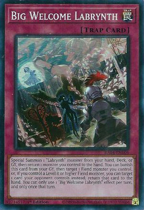 Big Welcome Labrynth [RA04-EN104] Super Rare 1st Edition