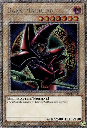 Dark Magician (Arkana) (Platinum Secret Rare)  [RA04-EN106] 1st Edition