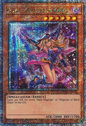 Dark Magician Girl (7th Art) [RA04-EN107] Quarter Century Secret Rare 1st Edition