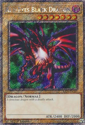 Red-Eyes Black Dragon (4th Art) (Platinum Secret Rare)  [RA04-EN109] 1st Edition