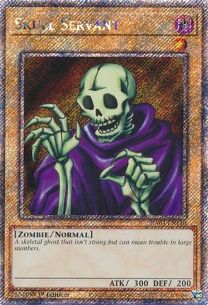 Skull Servant  [RA04-EN110] Platinum Secret Rare 1st Edition