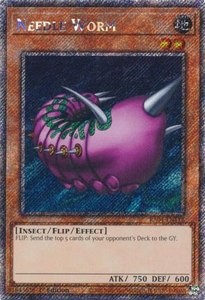 Needle Worm  [RA04-EN112] Platinum Secret Rare 1st Edition