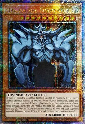 Obelisk the Tormentor  [RA04-EN116] Quarter Century Secret Rare 1st Edition