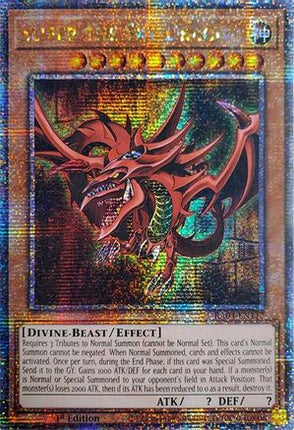 Slifer the Sky Dragon  [RA04-EN117] Quarter Century Secret Rare 1st Edition