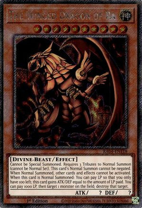 The Winged Dragon of Ra (Platinum Secret Rare)  [RA04-EN118] 1st Edition