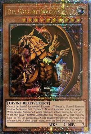 The Winged Dragon of Ra  [RA04-EN118] Quarter Century Secret Rare 1st Edition