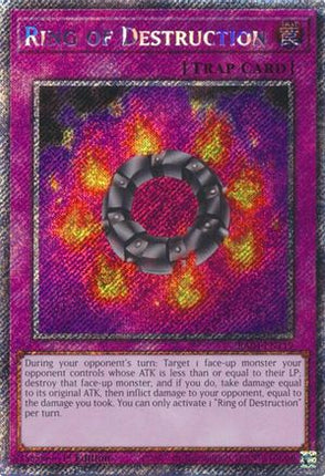 Ring of Destruction  [RA04-EN119] Platinum Secret Rare 1st Edition