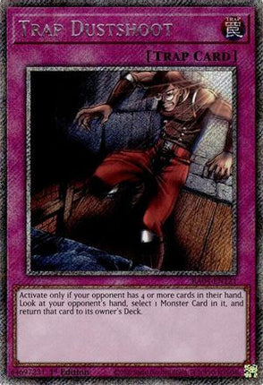 Trap Dustshoot  [RA04-EN121] Platinum Secret Rare 1st Edition