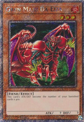 Gren Maju Da Eiza  [RA04-EN124] Platinum Secret Rare 1st Edition