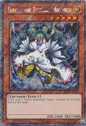 Zaborg the Thunder Monarch  [RA04-EN125] Platinum Secret Rare 1st Edition