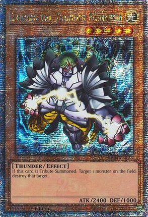 Zaborg the Thunder Monarch  [RA04-EN125] Quarter Century Secret Rare 1st Edition