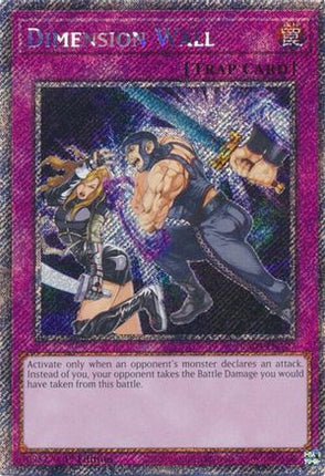 Dimension Wall  [RA04-EN127] Platinum Secret Rare 1st Edition