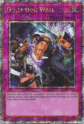 Dimension Wall  [RA04-EN127] Quarter Century Secret Rare 1st Edition