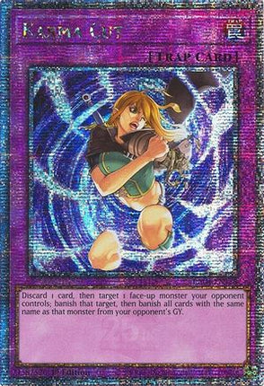 Karma Cut  [RA04-EN128] Quarter Century Secret Rare 1st Edition