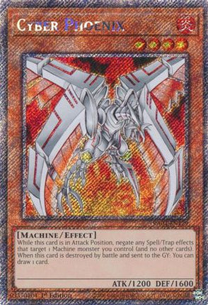 Cyber Phoenix  [RA04-EN129] Platinum Secret Rare 1st Edition