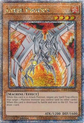 Cyber Phoenix  [RA04-EN129] Quarter Century Secret Rare 1st Edition