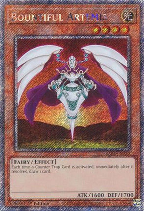 Bountiful Artemis  [RA04-EN130] Platinum Secret Rare 1st Edition