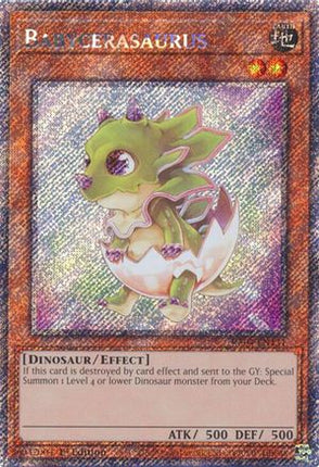 Babycerasaurus  [RA04-EN131] Platinum Secret Rare 1st Edition