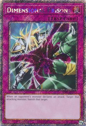 Dimensional Prison  [RA04-EN132] Platinum Secret Rare 1st Edition