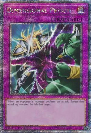 Dimensional Prison  [RA04-EN132] Quarter Century Secret Rare 1st Edition