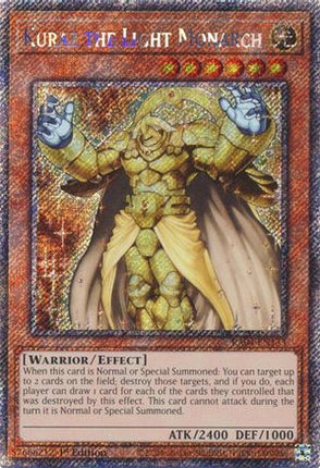 Kuraz the Light Monarch  [RA04-EN133] Platinum Secret Rare 1st Edition