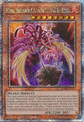 Phoenixian Cluster Amaryllis  [RA04-EN136] Quarter Century Secret Rare 1st Edition