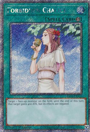 Forbidden Chalice  [RA04-EN137] Platinum Secret Rare 1st Edition