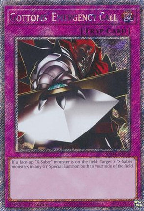 Gottoms' Emergency Call  [RA04-EN138] Platinum Secret Rare 1st Edition