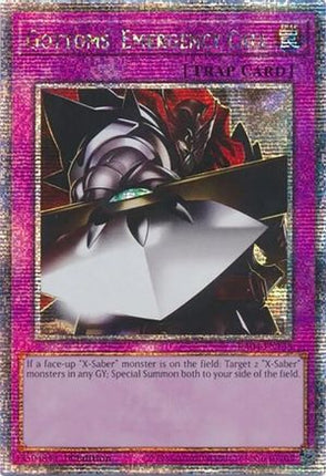 Gottoms' Emergency Call  [RA04-EN138] Quarter Century Secret Rare 1st Edition