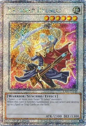 XX-Saber Hyunlei  [RA04-EN140] Quarter Century Secret Rare 1st Edition