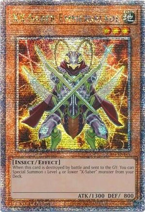 XX-Saber Emmersblade  [RA04-EN141] Quarter Century Secret Rare 1st Edition