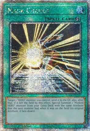 Mask Change  [RA04-EN142] Quarter Century Secret Rare 1st Edition